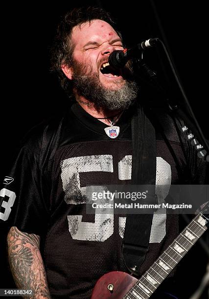Scott Kelly of American post-metal band Neurosis. Live on stage at High Voltage festival, July 24, 2011.