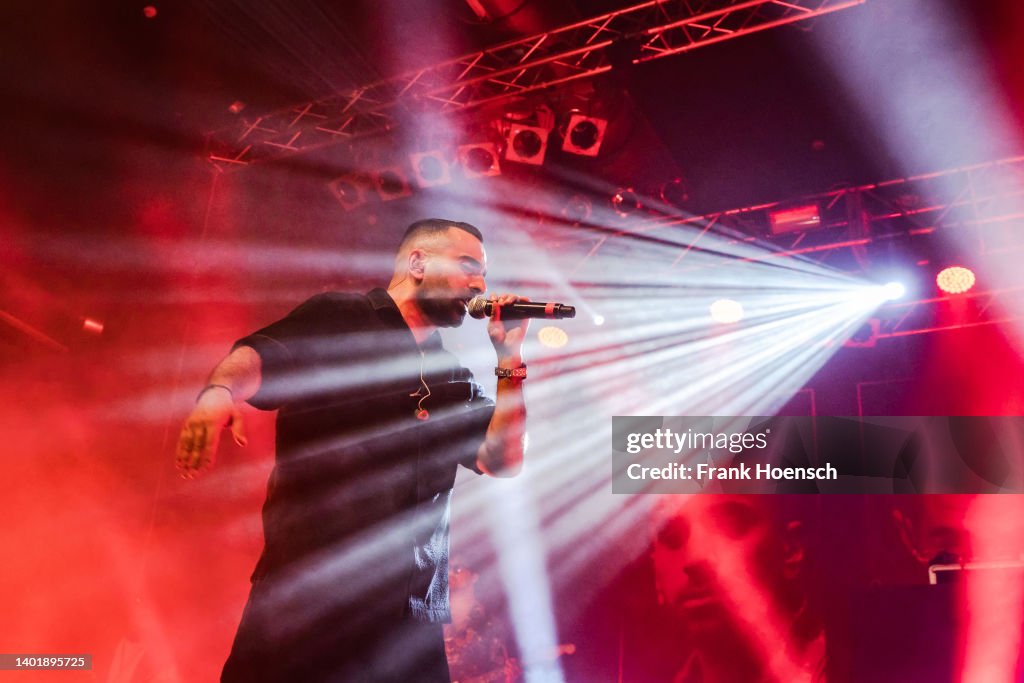Parham Rapper Rapper Parham Vakili aka PA Sports performs live on stage during a ...