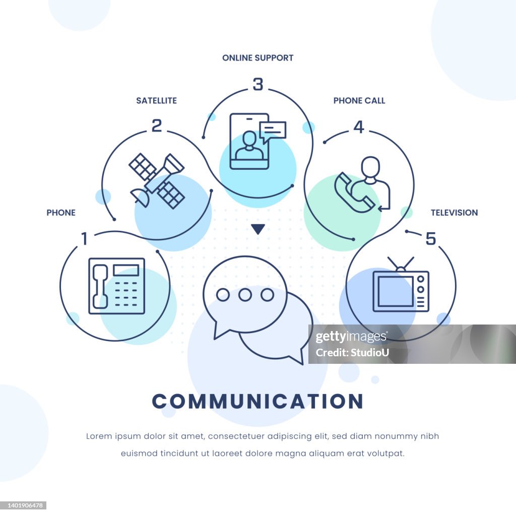 Communication Infographic Design High-Res Vector Graphic - Getty Images