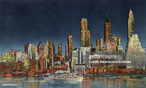 1,848 Vintage New York City Skyline Stock Photos, High-Res