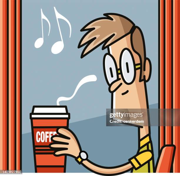 coffee time - pub interior stock illustrations