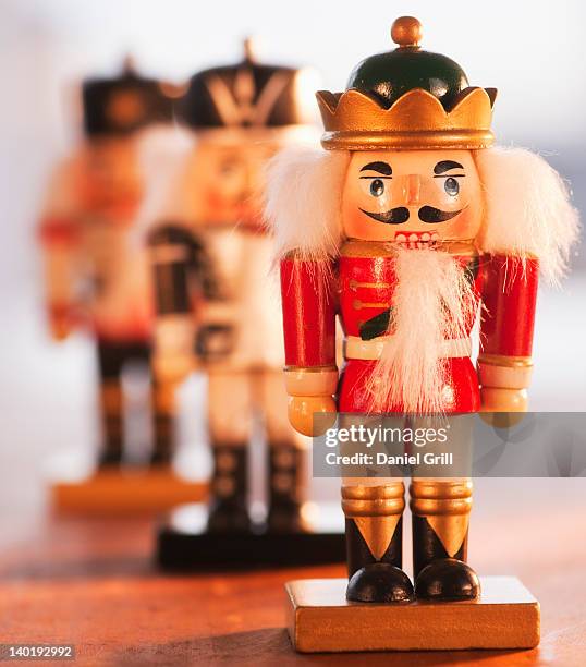 nutcracker figurines - nutcracker stock pictures, royalty-free photos & images