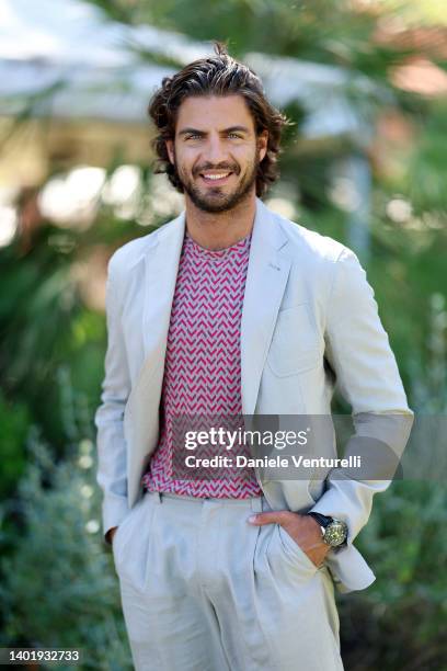 Maxi Iglesias attends the Filming Italy 2022 photocall on June 09, 2022 in Santa Margherita di Pula, Italy.