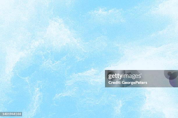 stipple illustration of cloudscape background - light blue abstract stock illustrations