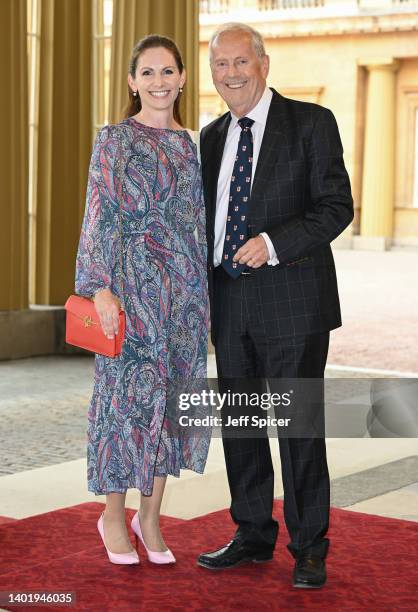 Aphra Brandreth and Gyles Brandreth attend a reception to celebrate the Commonwealth Diaspora hosted by Prince Charles, Prince of Wales and Camilla,...