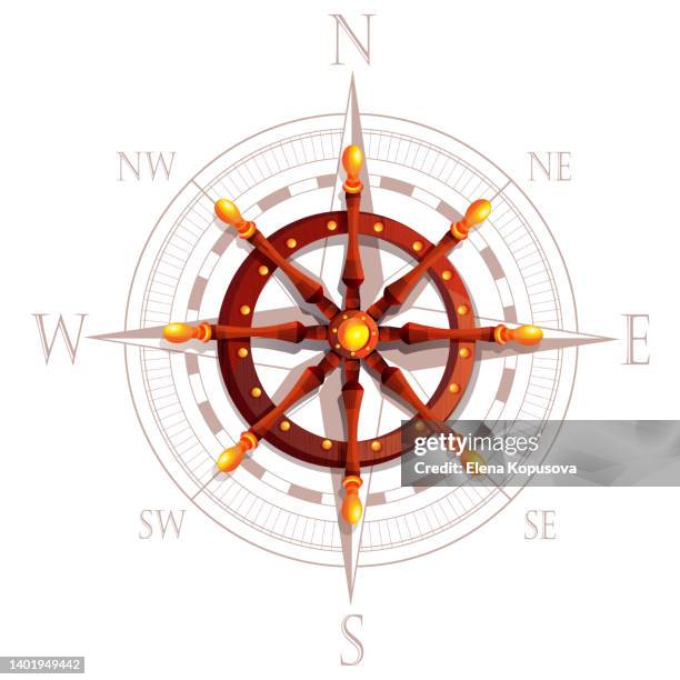Compass Chartoons 15 Compass Rose Cartoon Stock Photos, High-Res Pictures, and Images ...