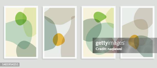 vector abstract colors mural wall art hand drawn organic geometric pattern design for wall framed prints banner illustration,design element,abstract backgrounds - natural stone block stock illustrations