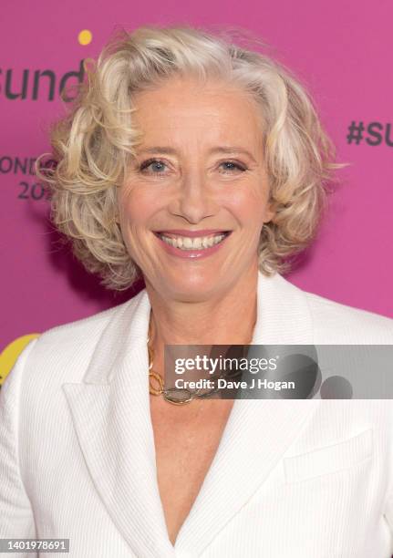 Emma Thompson attends the "Good Luck to You, Leo Grande" Premiere - Sundance Film Festival: London at Picturehouse Central on June 09, 2022 in...