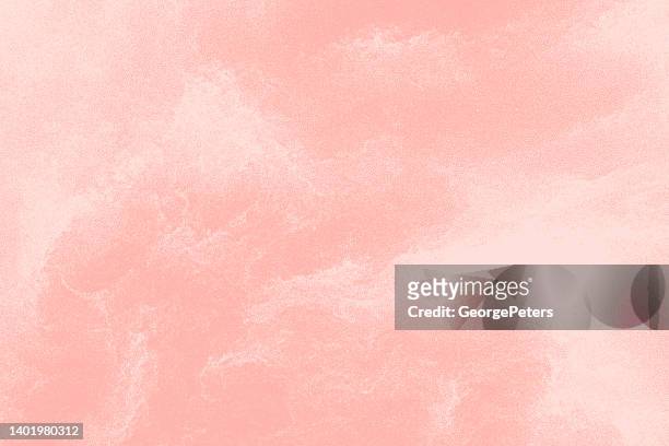 stipple illustration of cloudscape background - peaches stock illustrations