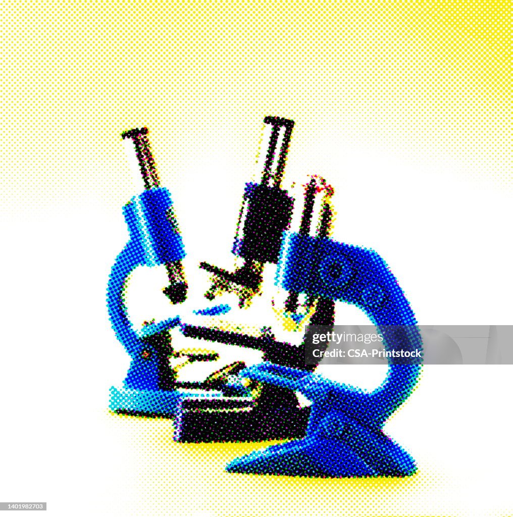 Simple 3rd Microscope Three Microscopes High-Res Vector Graphic - Getty Images