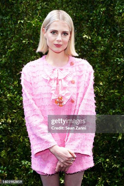 Lucy Boynton, wearing CHANEL, attends as CHANEL hosts THROUGH HER LENS 2022 Tribeca Film Festival Women's Filmmaker Luncheon at the Odeon on June 9,...