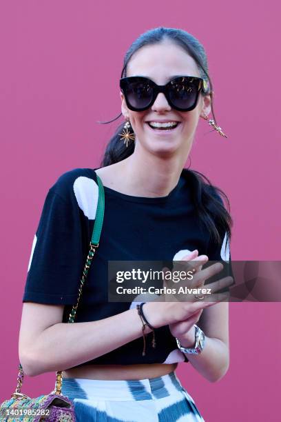 Victoria Federica de Marichalar y Borbo attends the Harper's BAZAAR and Carolina Herrera 'Fun In The Sun' party on June 09, 2022 in Madrid, Spain.