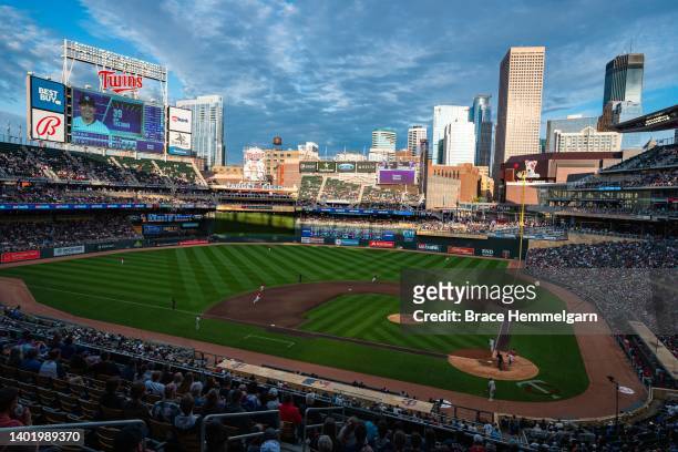 General view during a game between the Minnesota Twins and New York Yankees on June 7, 2022 at Target Field in Minneapolis, Minnesota.
