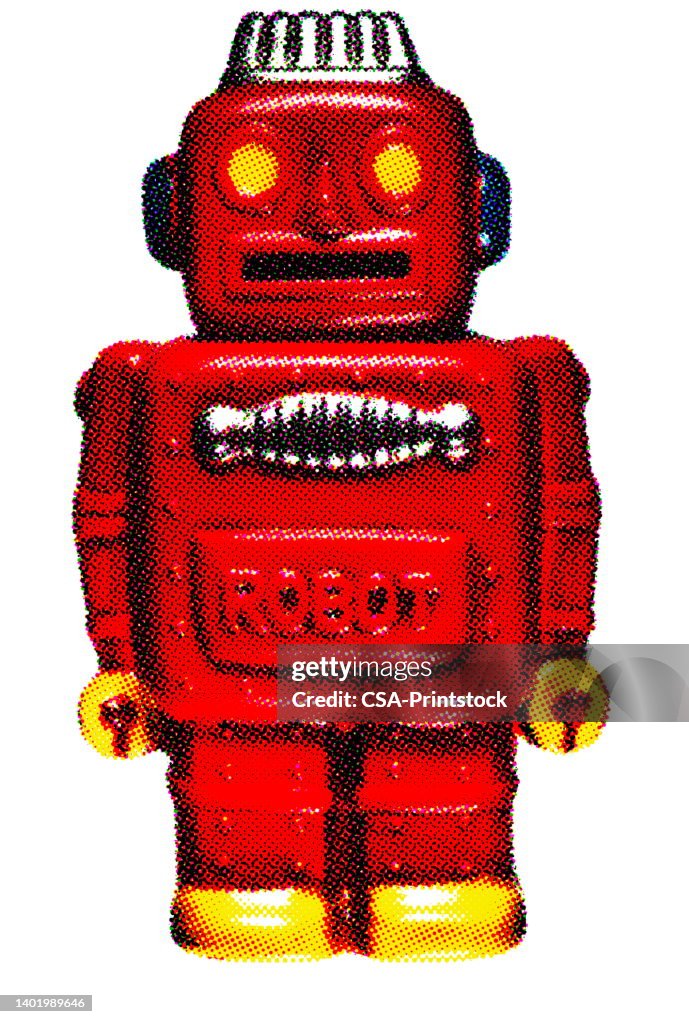 Red Robot High-Res Vector Graphic - Getty Images