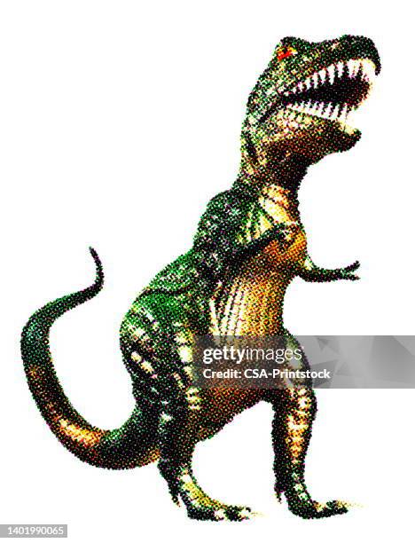 t-rex dinosaur - t-rex stock illustrations