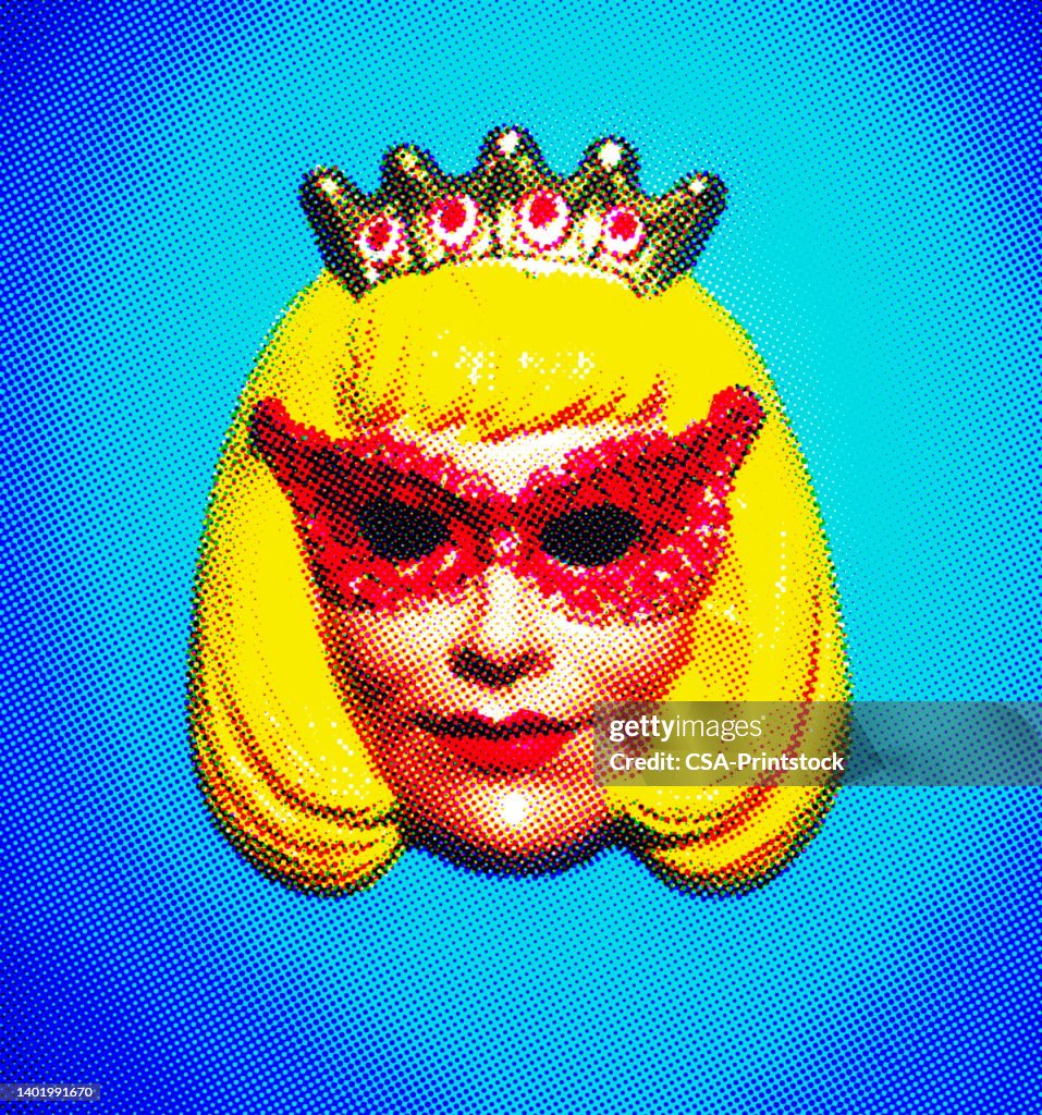 Princess Mask Design Princess Mask High-Res Vector Graphic - Getty Images