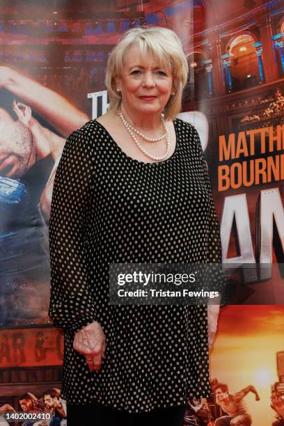 Alison Steadman attends Matthew Bourne's "The Car Man" show premiere at Royal Albert Hall on June 09, 2022 in London, England.