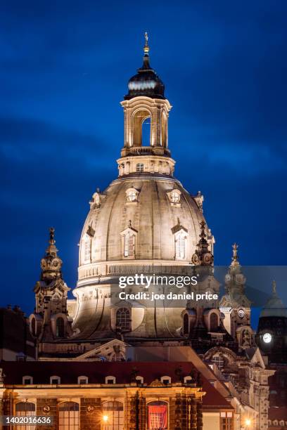 vertical, frauenkirche dresden, neumarkt, dresden, saxony, germany - dresden frauenkirche cathedral stock pictures, royalty-free photos & images