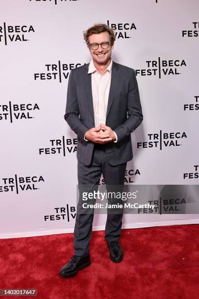 Simon Baker attends the "Blaze" premiere during the 2022 Tribeca Festival at SVA Theater on June 09, 2022 in New York City.