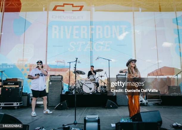 And Lainey Wilson perform onstage for day one of CMA Fest 2022 at Chevy Riverfront Stage in Riverfront Park on June 09, 2022 in Nashville, Tennessee.