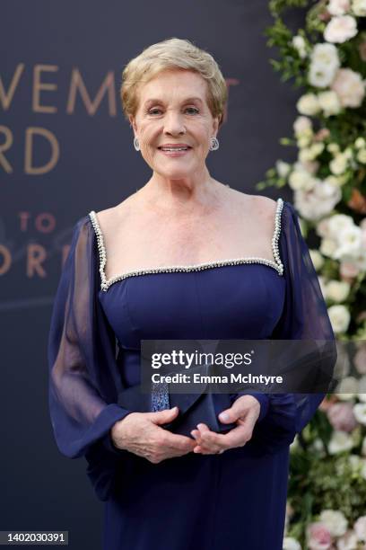 Honoree Julie Andrews attends the 48th Annual AFI Life Achievement Award Honoring Julie Andrews at Dolby Theatre on June 09, 2022 in Hollywood,...