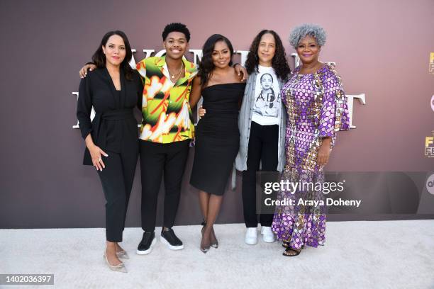 Marissa Jo Cerar, Cedric Joe, Adrienne Warren, Gina Prince-Bythewood, and Tonya Pinkins attend "Women Of The Movement" Los Angeles special screening...