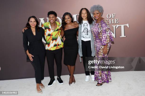 Marissa Jo Cerar, Cedric Joe, Adrienne Warren, Gina Prince-Bythewood, and Tonya Pinkins attend "Women Of The Movement" Los Angeles Special Screening...