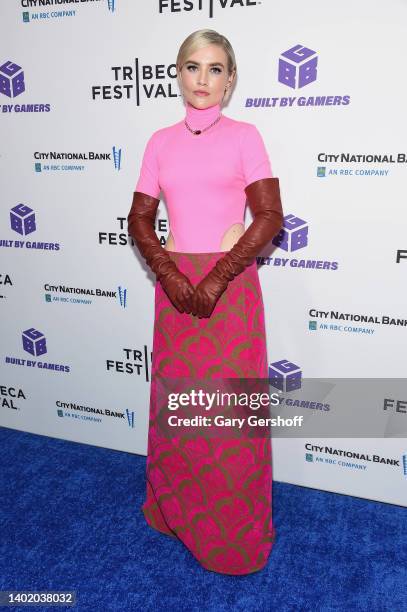 Actress Maddie Hasson attends the New York premiere of "Taurus" during Tribeca Festival on June 09, 2022 in New York City.