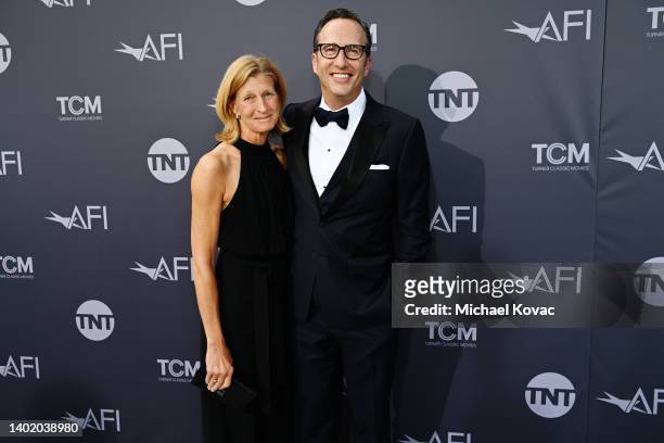 Kristen Collier and Charlie Collier attend the 48th AFI Life Achievement Award Gala Tribute celebrating Julie Andrews at Dolby Theatre on June 09,...