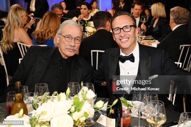 Edward James Olmos and Charlie Collier attend the 48th AFI Life Achievement Award Gala Tribute celebrating Julie Andrews at Dolby Theatre on June 09,...