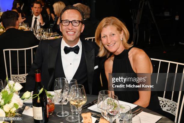 Charlie Collier and Kristen Collier attend the 48th AFI Life Achievement Award Gala Tribute celebrating Julie Andrews at Dolby Theatre on June 09,...
