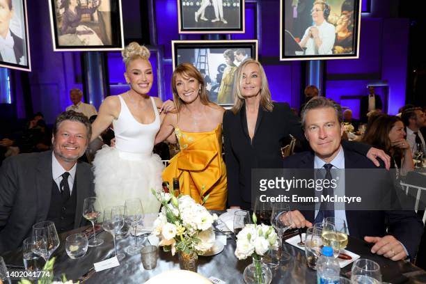 Blake Shelton, Gwen Stefani, Jane Seymour, Bo Derek, and John Corbett attend the 48th Annual AFI Life Achievement Award Honoring Julie Andrews at...