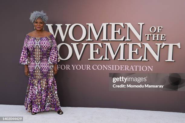 Tonya Pinkins attends the "Women Of The Movement" Los Angeles Special Screening Event at El Capitan Theatre on June 09, 2022 in Los Angeles,...