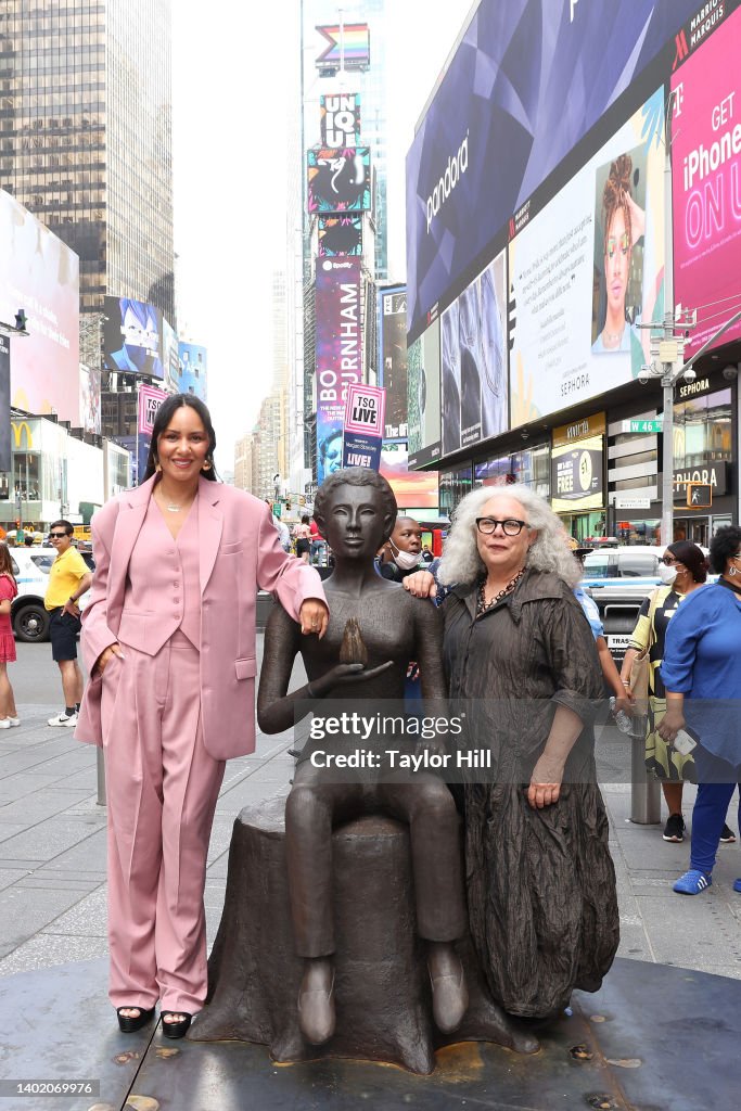 Lorraine Hansberry Statue Unveiling In Times Square