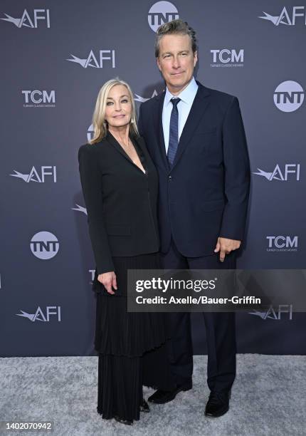 Bo Derek and John Corbett attend the 48th AFI Life Achievement Award Gala Tribute celebrating Julie Andrews at Dolby Theatre on June 09, 2022 in...