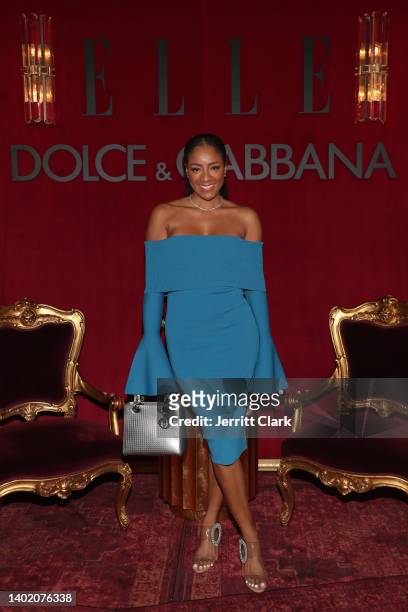 Roe Williams attends ELLE Women in Music Celebrates Doja Cat presented by Dolce & Gabbana at Olivetta on June 09, 2022 in West Hollywood, California.