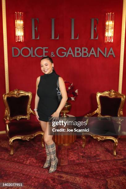 Lea Savary attends ELLE Women in Music Celebrates Doja Cat presented by Dolce & Gabbana at Olivetta on June 09, 2022 in West Hollywood, California.