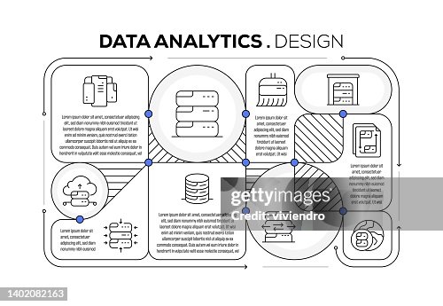 Data Analytics icons template design Data Analytics icons template design