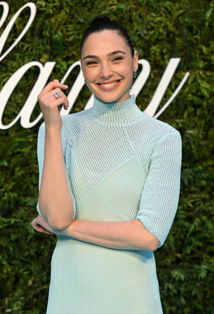 Gal Gadot attends the Tiffany & Co. "Vision & Virtuosity" Brand Exhibition Opening Gala at Saatchi Gallery on June 09, 2022 in London, England.