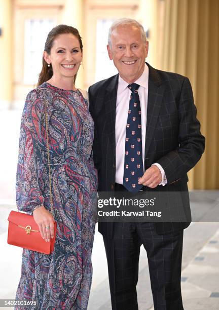 Aphra Brandreth and Gyles Brandreth attend a reception to celebrate the Commonwealth Diaspora hosted by Prince Charles, Prince of Wales and Camilla,...