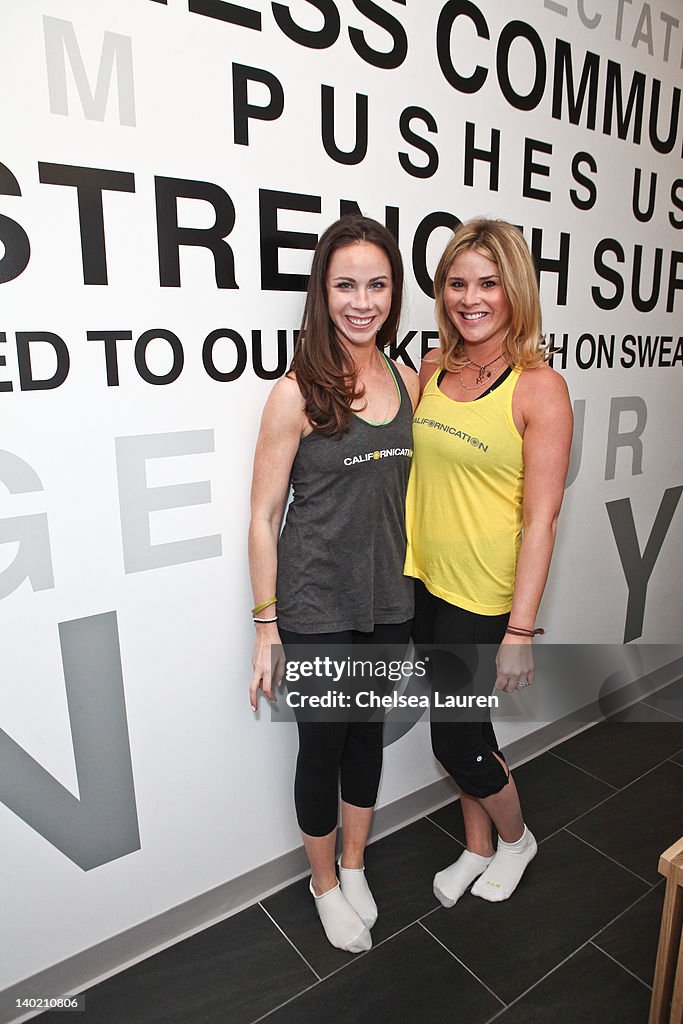 Barbara Bush And Jenna Bush Hager Host SoulCycle Charity Ride To Benefit The Global Health Corps