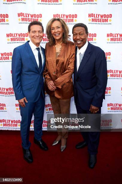 Michael Feinstein, Marilyn McCoo and Billy Davis Jr. Attend the "Real To Reel: Portrayals And Perceptions Of LGBTQs In Hollywood" Exhibit at The...