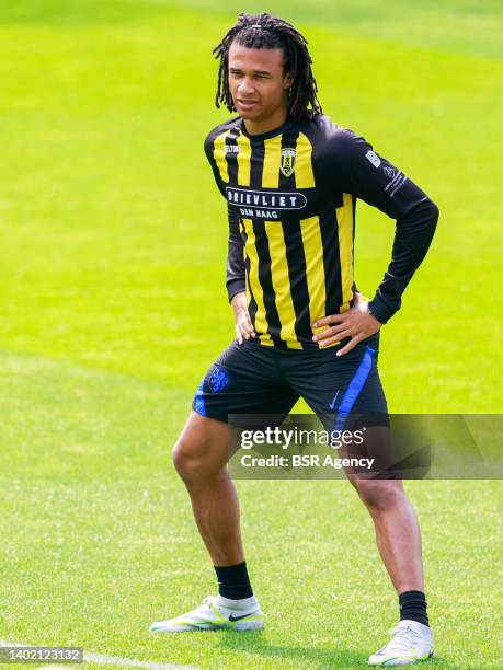Nathan Ake of the Netherlands during a Training Session of the Netherlands at the KNVB Campus on June 10, 2022 in Zeist, Netherlands.
