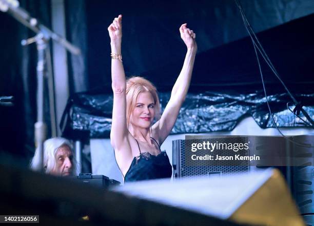 Actress Nicole Kidman is seen backstage during day 1 of CMA Fest 2022 on June 09, 2022 in Nashville, Tennessee.