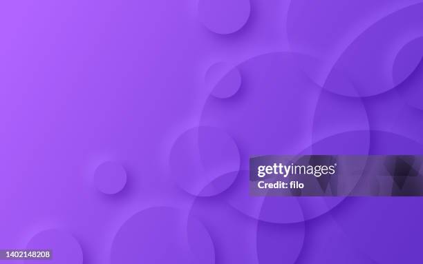 stockillustraties, clipart, cartoons en iconen met overlap circle abstract layered background - purple background