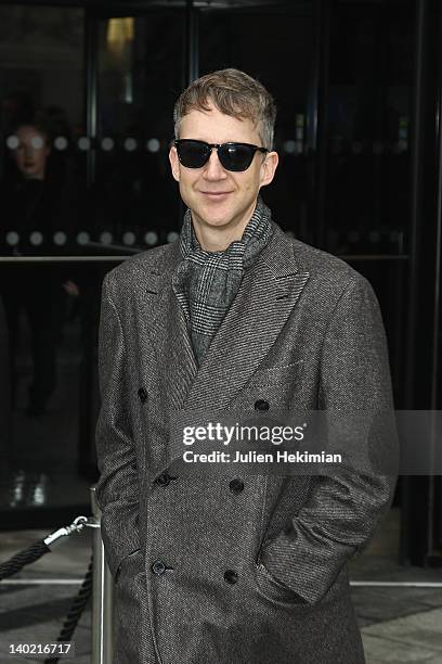 Jefferson Hack attends the Balenciaga Ready-To-Wear Fall/Winter 2012 show as part of Paris Fashion Week on March 1, 2012 in Paris, France.