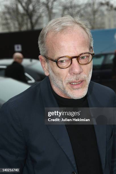 Pascal Greggory attends the Balenciaga Ready-To-Wear Fall/Winter 2012 show as part of Paris Fashion Week on March 1, 2012 in Paris, France.