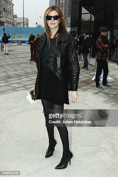 Virginie Mouzat attends the Balenciaga Ready-To-Wear Fall/Winter 2012 show as part of Paris Fashion Week on March 1, 2012 in Paris, France.
