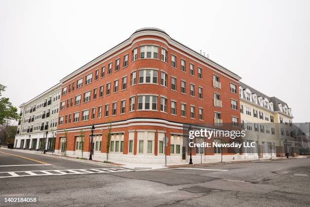 The exterior of the LGBT Network's recently opened senior affordable housing complex in Bay Shore, New York, on May 13, 2022. The four story, 75-unit...