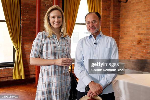 Kathryn Murdoch and Fisher Stevens attend the "Beyond Dystopia: Using Imagination To Save The World?" premiere during the Tribeca Festival at Tribeca...